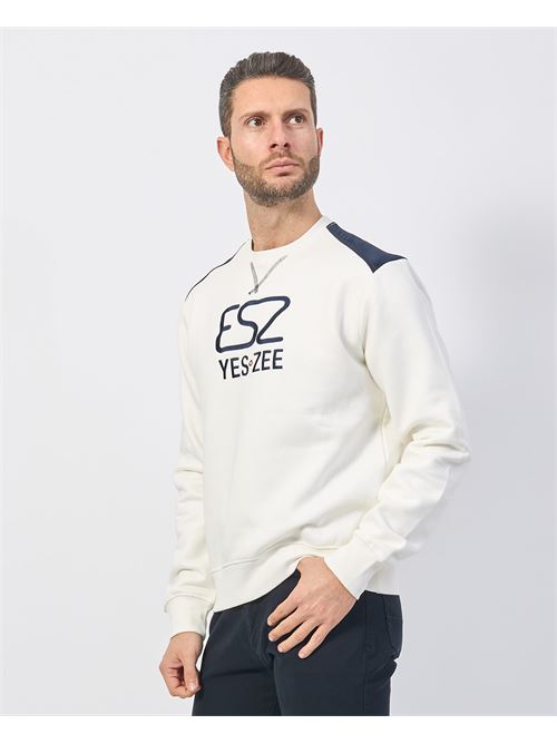 Felpa uomo Yes Zee con logo a contrasto YES ZEE | F829-SD000107